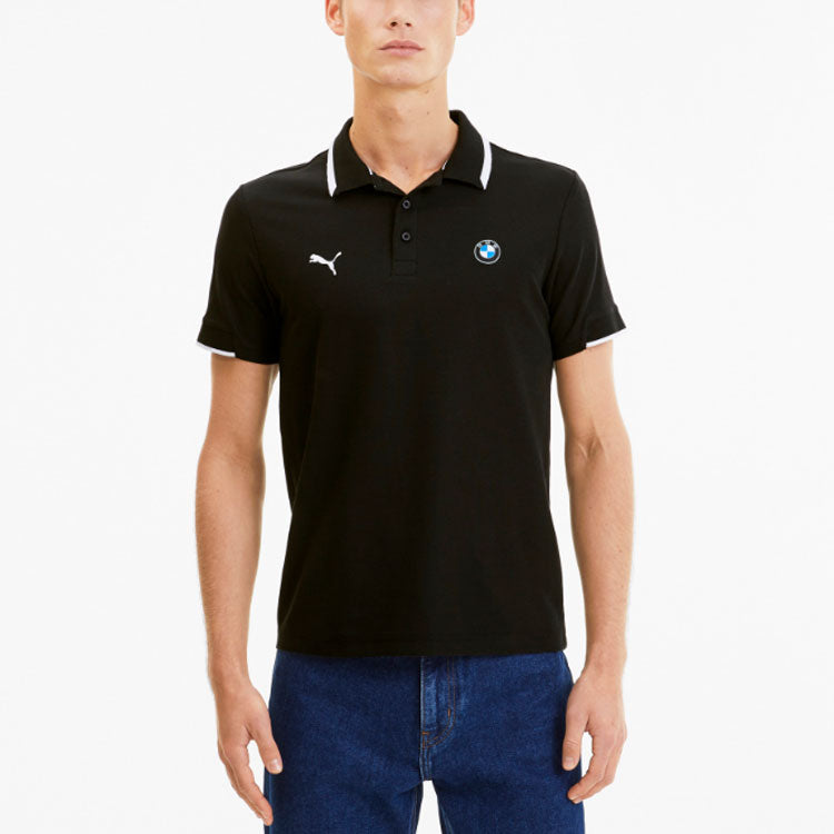 PUMA x BMW Motorsport Polo Shirt 'Black White' 596101-01