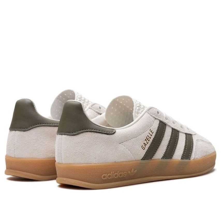 (WMNS) adidas Gazelle Indoor 'White Olive Strata' JH8821