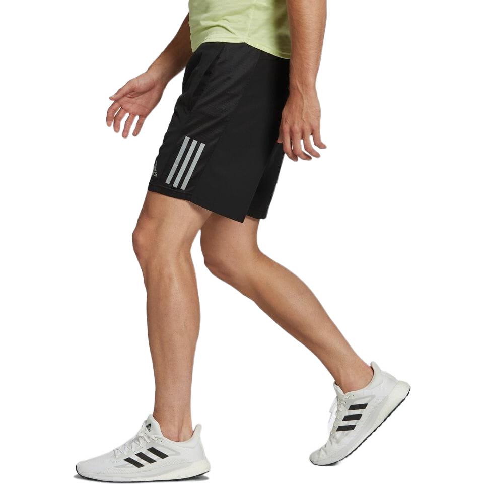 adidas Solid Color Loose Elastic Waistband Breathable Shorts Japanese Version Black H58593