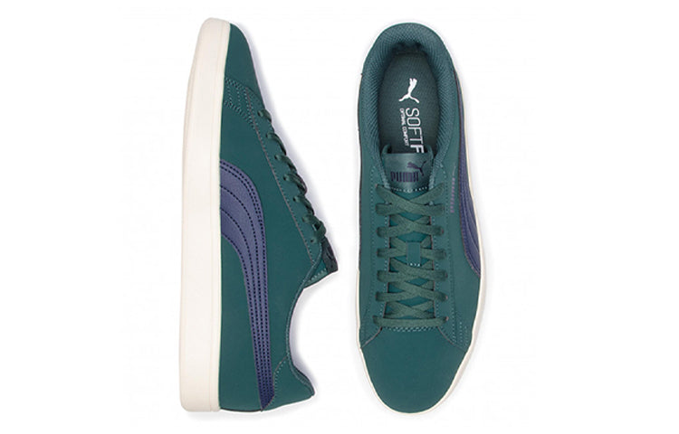PUMA Smash V2 Buck Shoes Green/Blue 365160-12