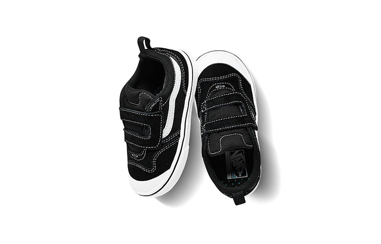 Vans Toddler ComfyCush New Skool V Shoes (1-4 years) 'Black White' VN0A4TZH6BT