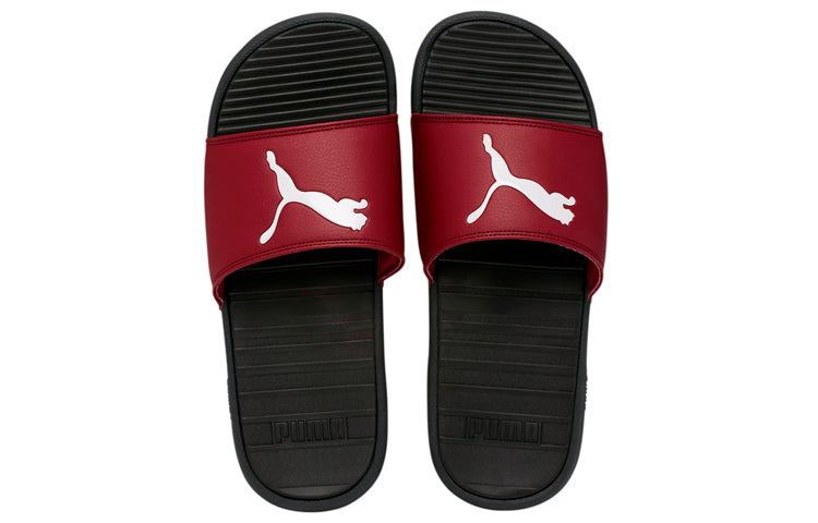 PUMA Cool Cat Sport Slippers Black/Red 371048-03