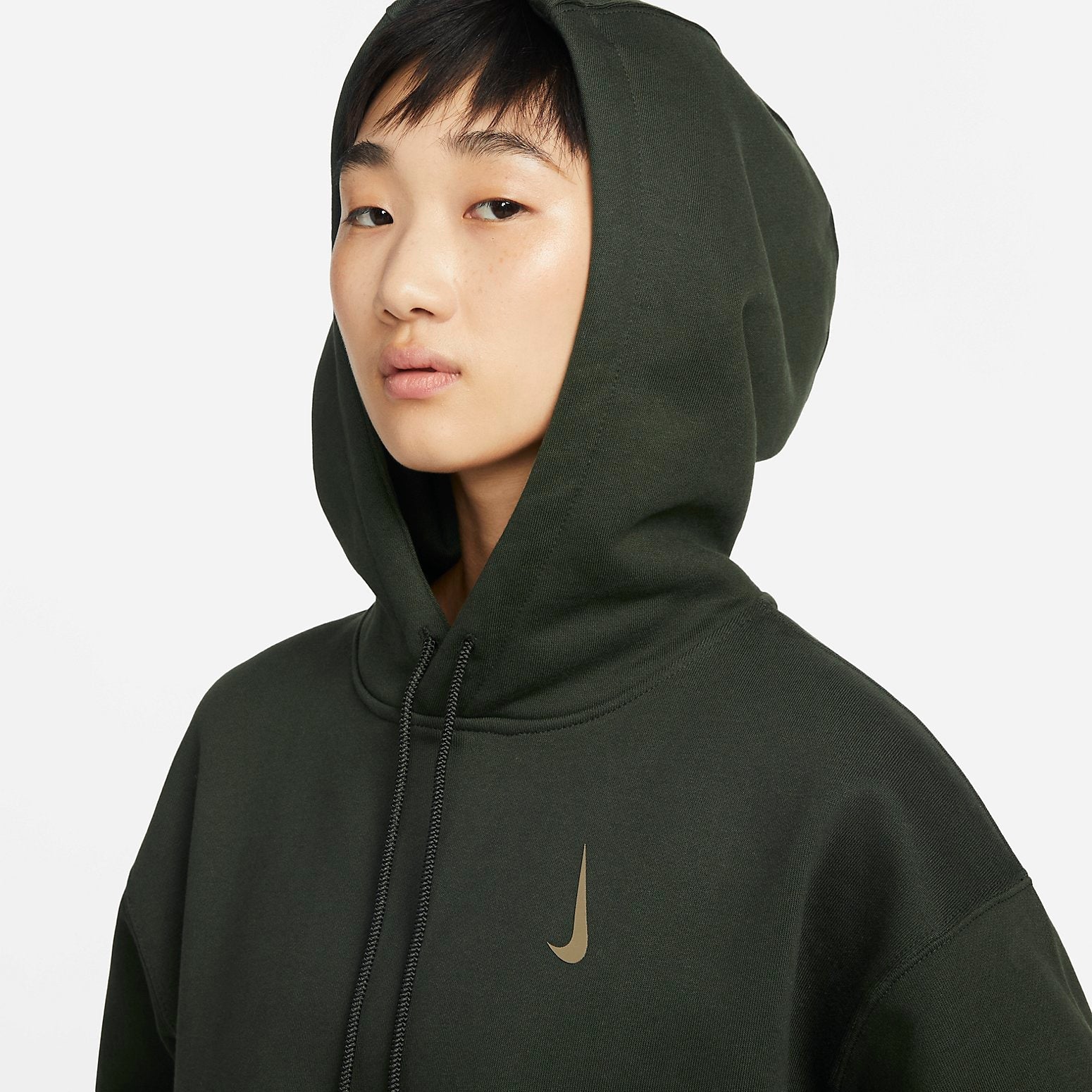 Nike x Billie Eilish Fleece Hoodie 'Sequoia Mushroom' DQ7750-355