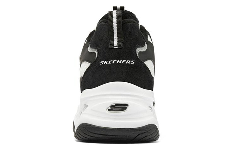 (WMNS) Skechers DLites 4.0 'Black White' 896044-BKW