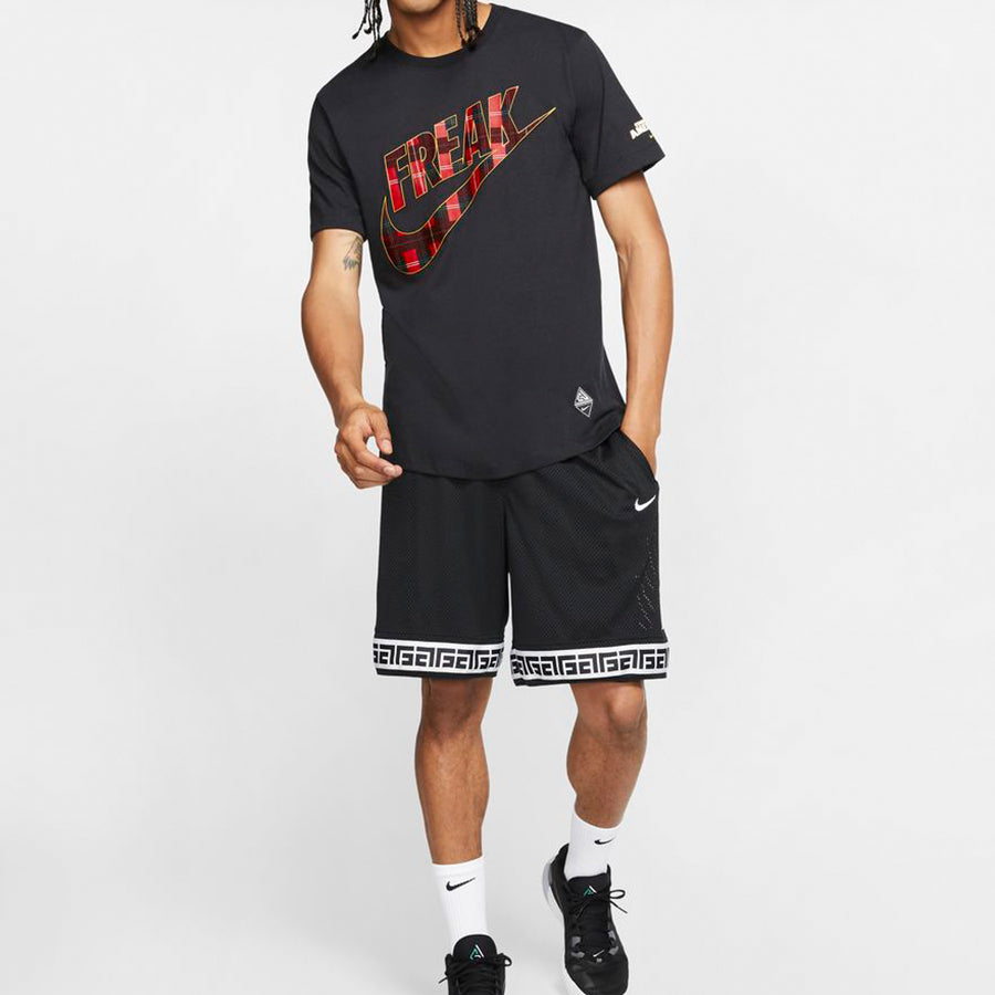 Nike Giannis Swoosh Freak Logo T-Shirt 'Black Red' CW4757-010