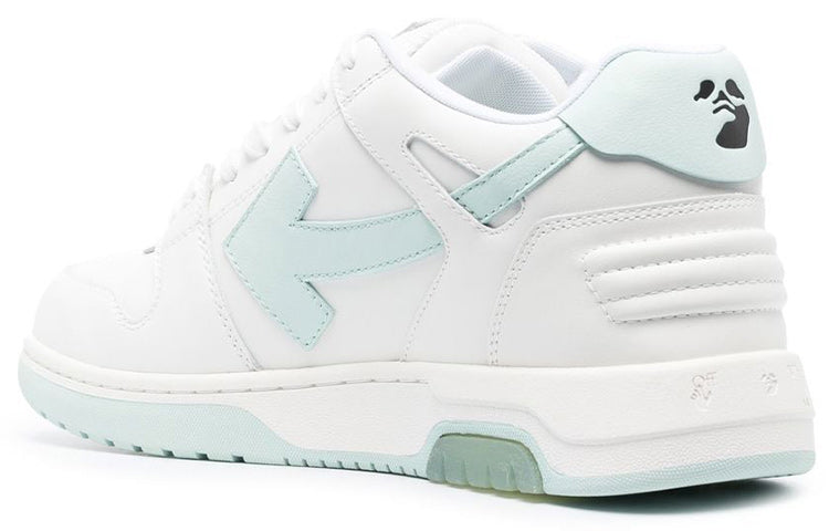 Off-White Out Of Office Low-Top Sneakers 'White Teal' OMIA189C99LEA0040151