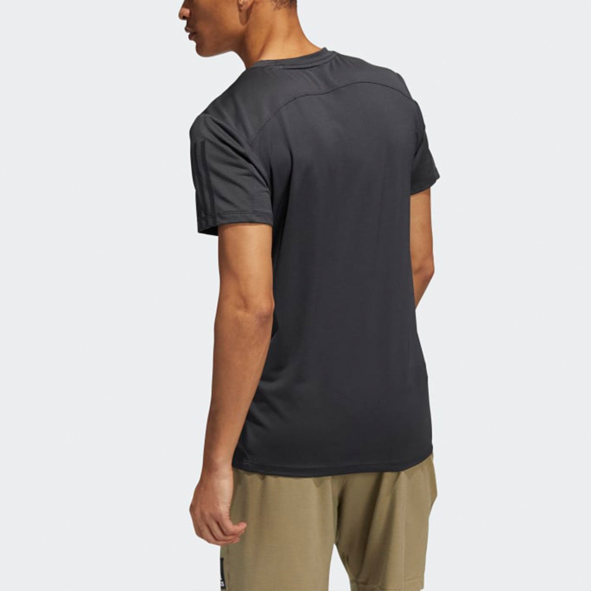 adidas Primeblue Aeroready Sports Training Quick Dry Short Sleeve Black H16879