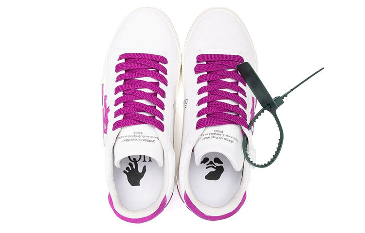 (WMNS) Off-White Vulcanized Low-Top Sneakers 'White Purple' OWIA178S22FAB0010132