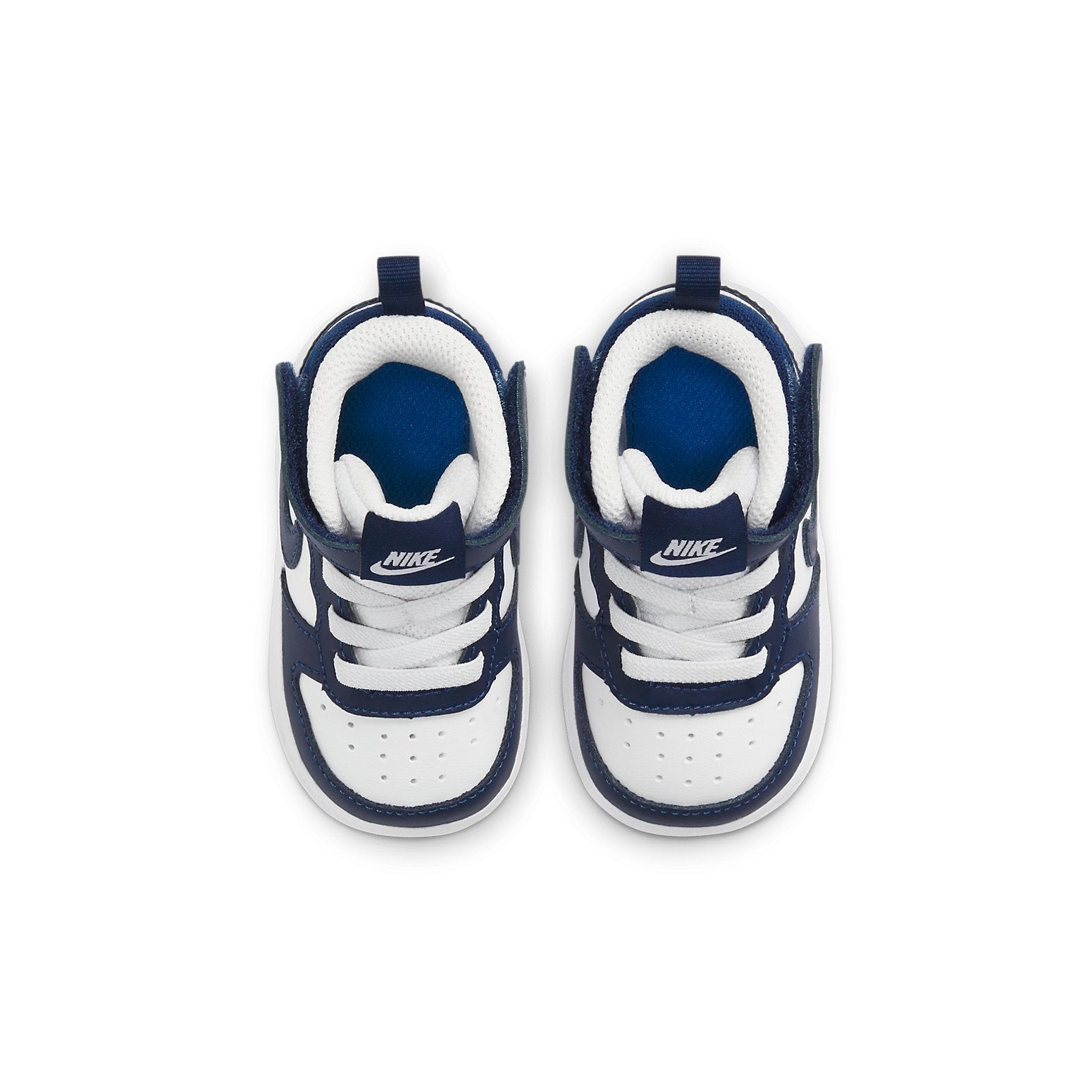 (TD) Nike Court Borough Mid 2 'White Signal Blue' CD7784-107