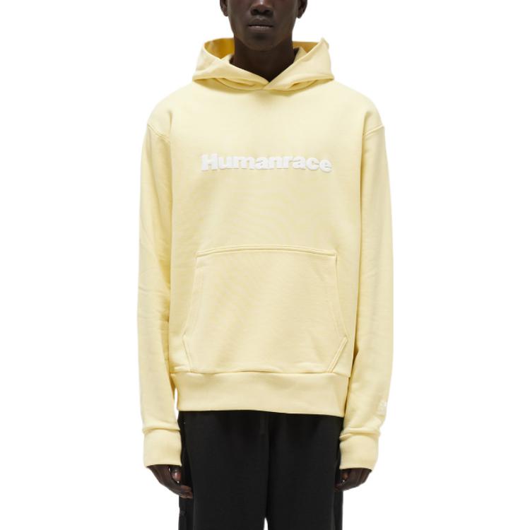 adidas x Pharrell Humanrace Logo Hoodie 'Yellow' H46993
