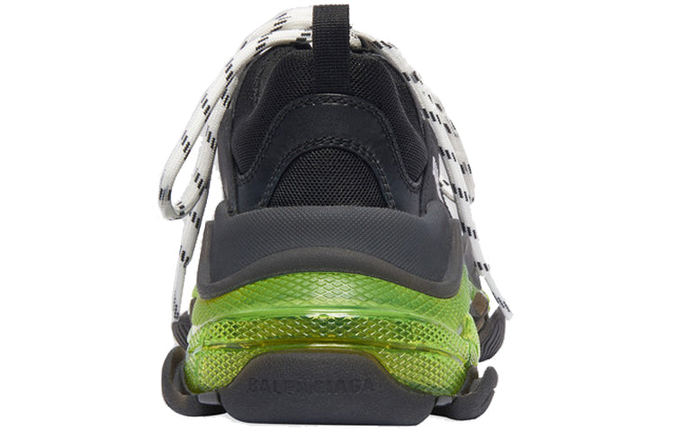 (WMNS) Balenciaga Triple S 'Black Yellow Fluo' 544351W09ON1047