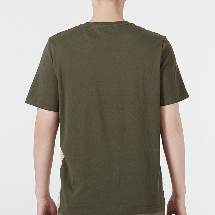 PUMA Essential Colorblock T-Shirts 'Green' 849604-64