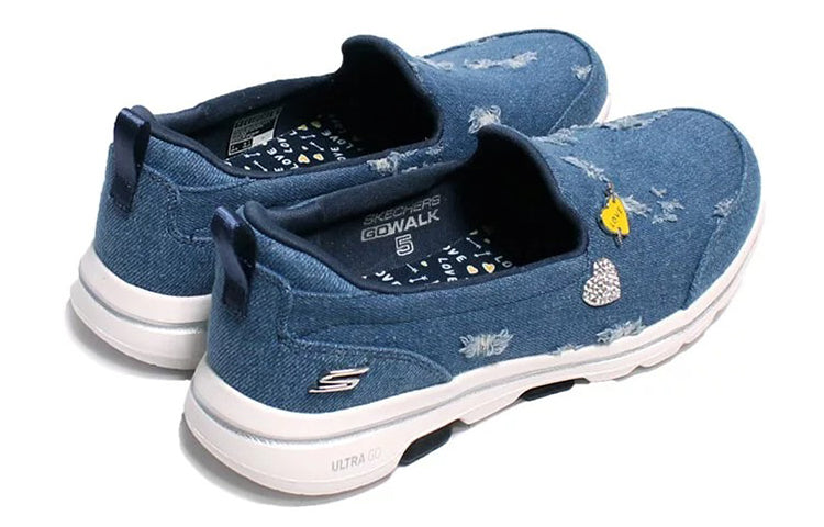 (WMNS) SKECHERS Go Walk 5-Denim Attraction 124212-DEN