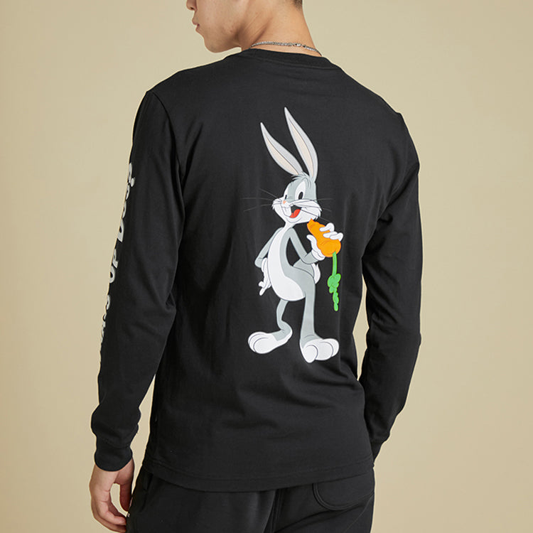 Converse x Bugs Bunny Long Sleeve Tee Asia Sizing 'Black' 10021415-A01