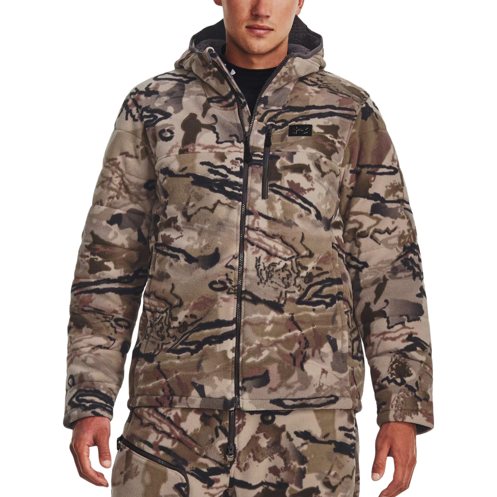 Under Armour Rut Windproof Jacket 'Brown Camo' 1378817-989
