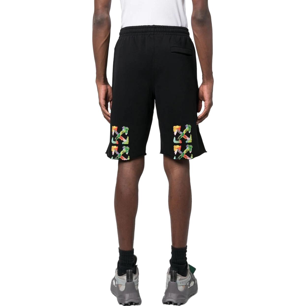 Off-White Brush Arrow Bermuda Shorts 'Black' OMCI006S23FLE0021084