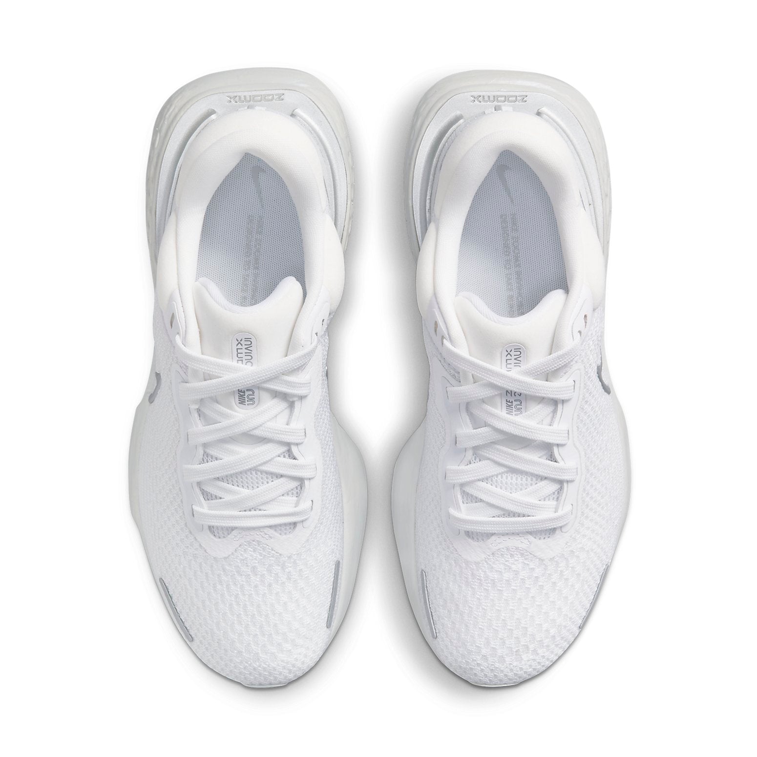 (WMNS) Nike ZoomX Invincible Run Flyknit 'White Metallic Silver' CT2229-101