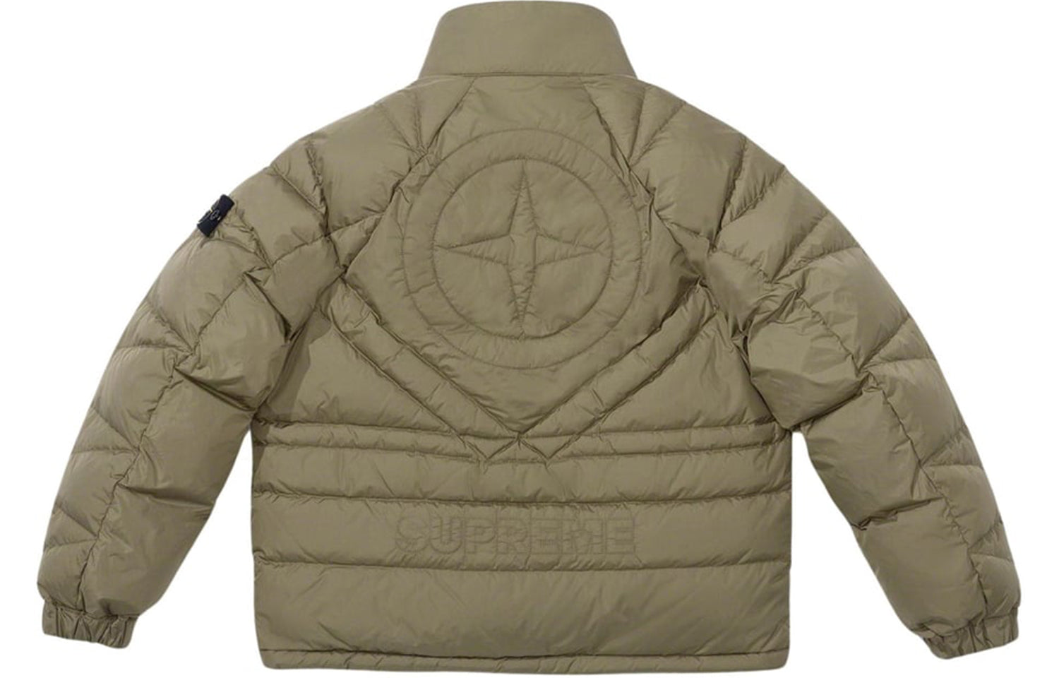 Supreme x STONE ISLAND FW23 Week10 Reversible Down Puffer Jacket 'Olivegreen' SUP-FW23-166