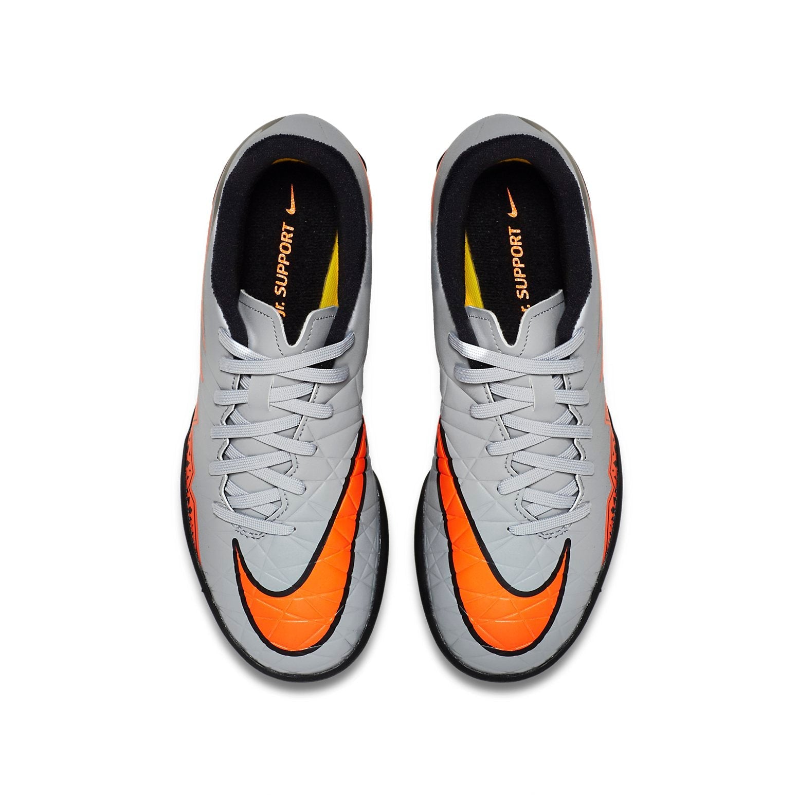 (GS) Nike HyperVenom Phelon II TF 'Grey Orange Black' 749922-080