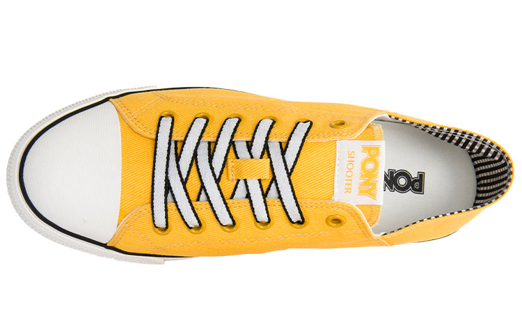 PONY Low-top Canvas Shoes Yellow 02M1SH03YW