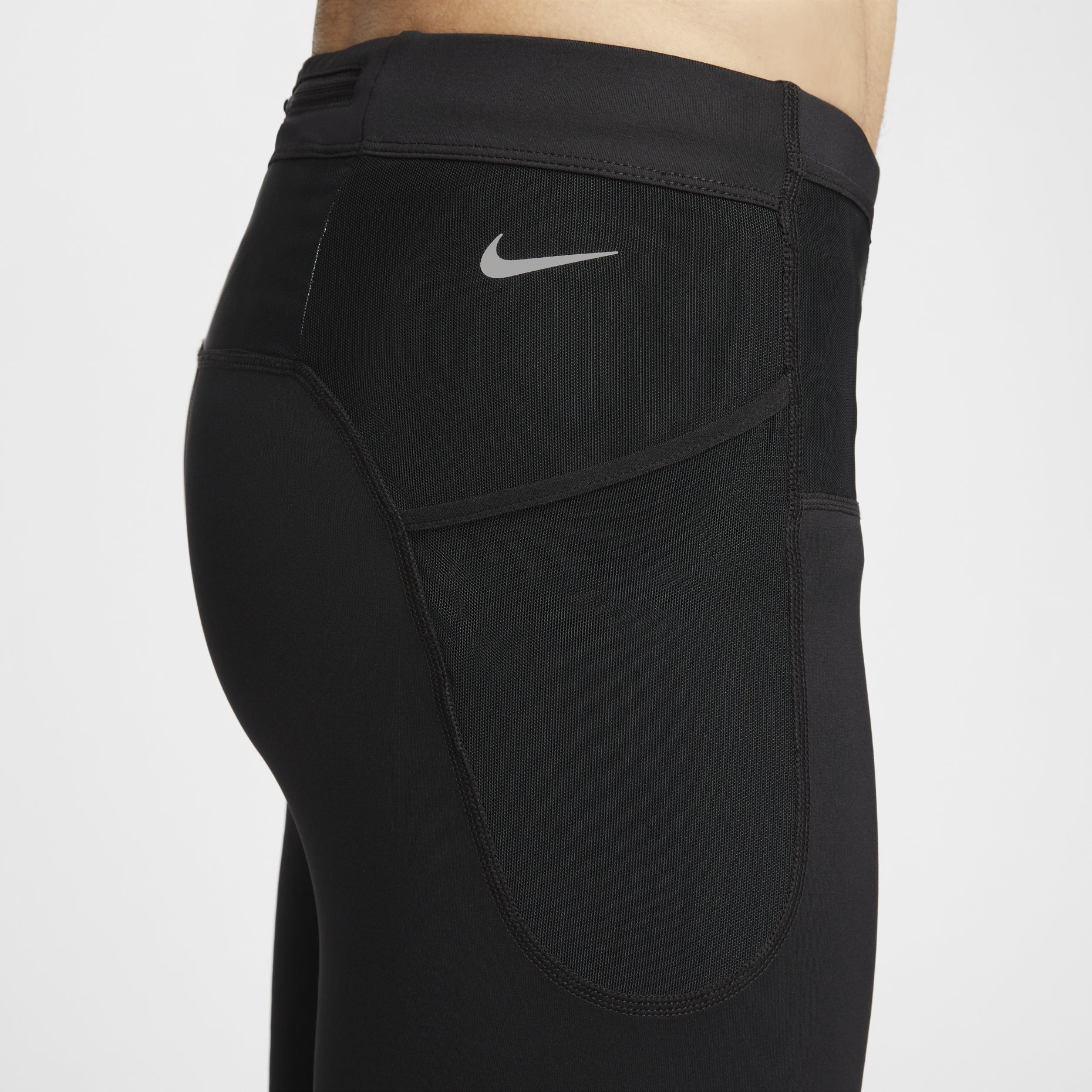 Nike Trail Dri-FIT Lava Loops 1/2-Length Trail Running Tights 'Black' DV9308-010