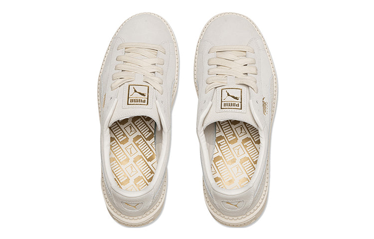 (WMNS) PUMA Suede Platform Trace Animal 'Cream y' 367814-02