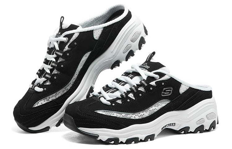 (WMNS) Skechers Dlites 1.0 'Black' 896088-BKW