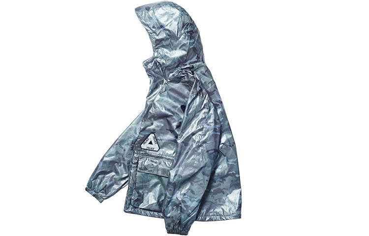 PALACE FW19 P-stealth Zipper Hooded Jacket Blue PAL-FW19-026
