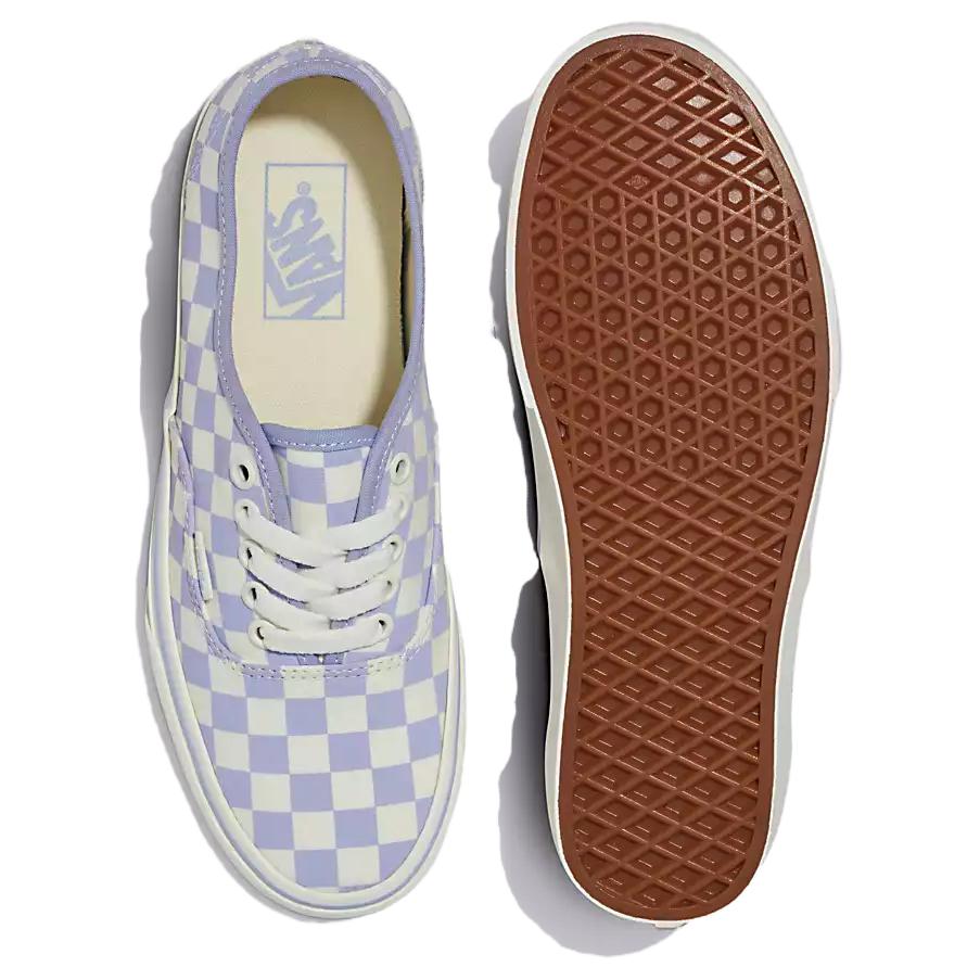 Vans Authentic Checkerboard Shoes 'White Purple' VN000BW5LLC