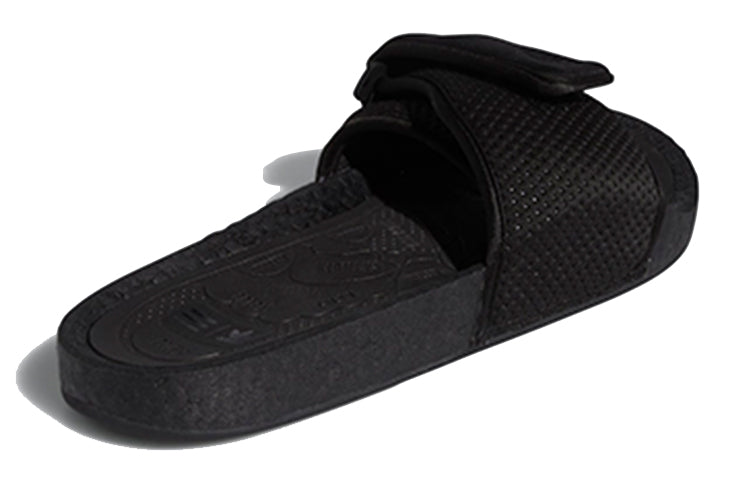 adidas x Pharrell Boost Slides 'Triple Black' FX8056