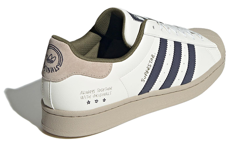 adidas Originals Superstar 'White Beige Navy' IG3852