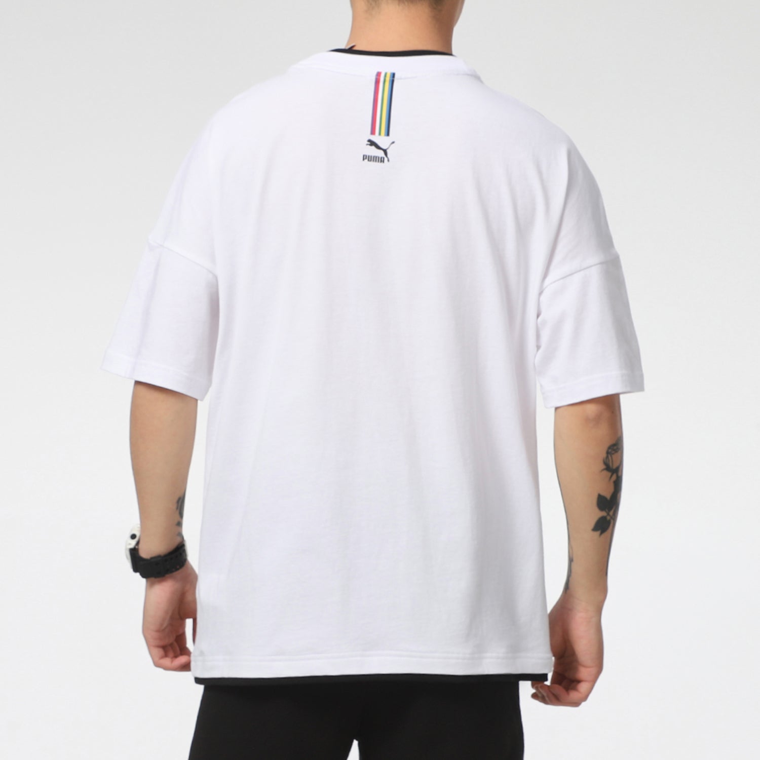 PUMA x Britto T-Shirt 'White Black' 532257-02