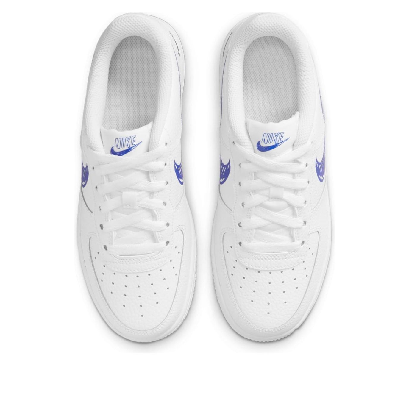 (GS) Nike Air Force 1 Low 'Doodle Swoosh - White Racer Blue' DM3177-102