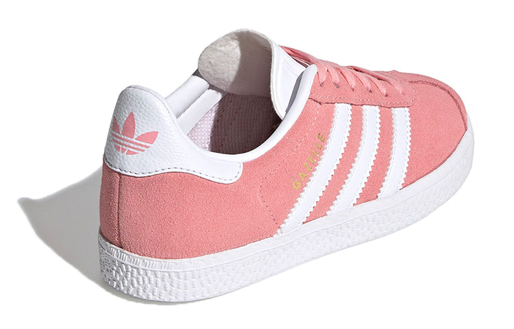 (GS) adidas Gazelle J Shoes 'Pink White Golden' EF5644