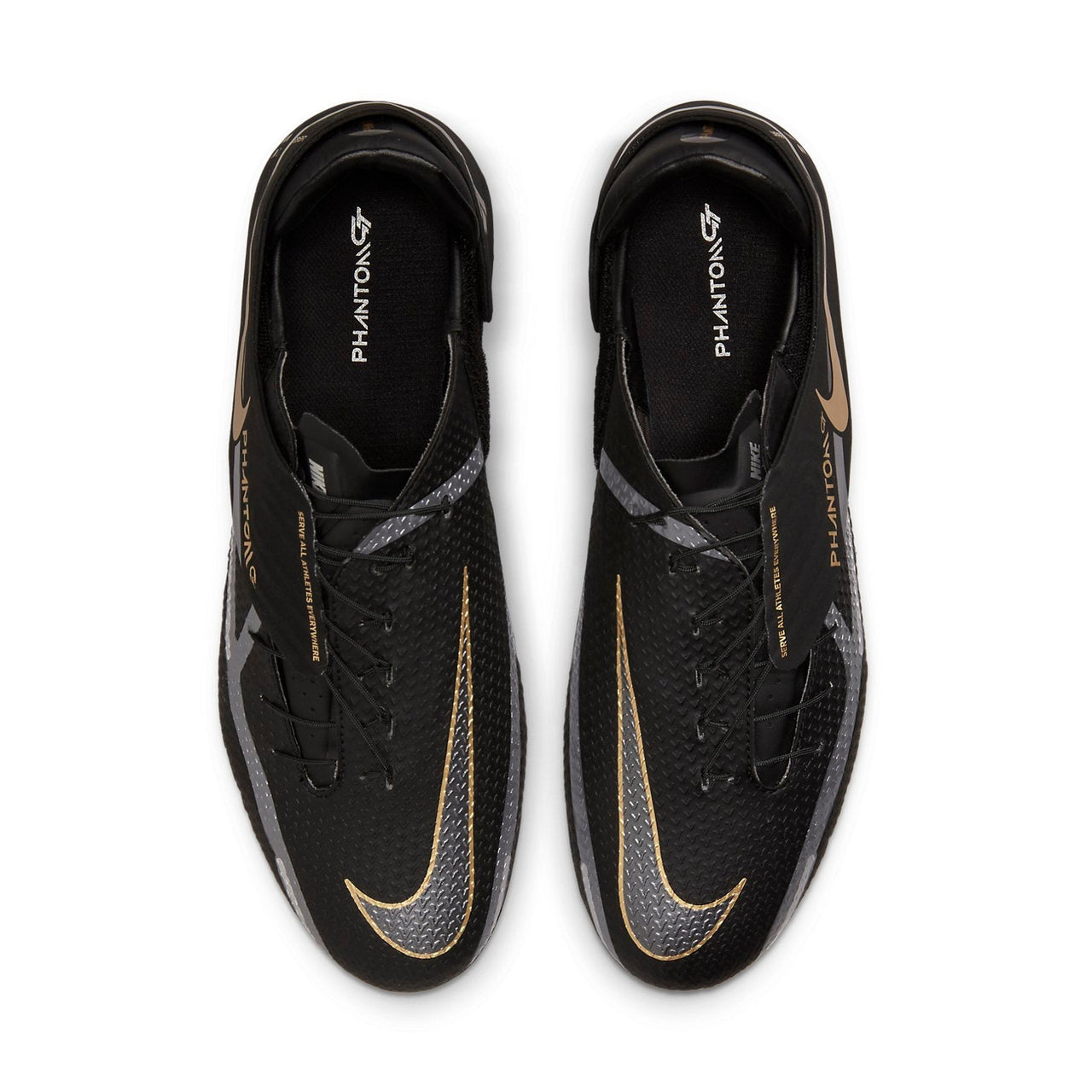 Nike Phantom GT2 Academy FlyEase MG 'Black Metallic Gold' DH9638-007