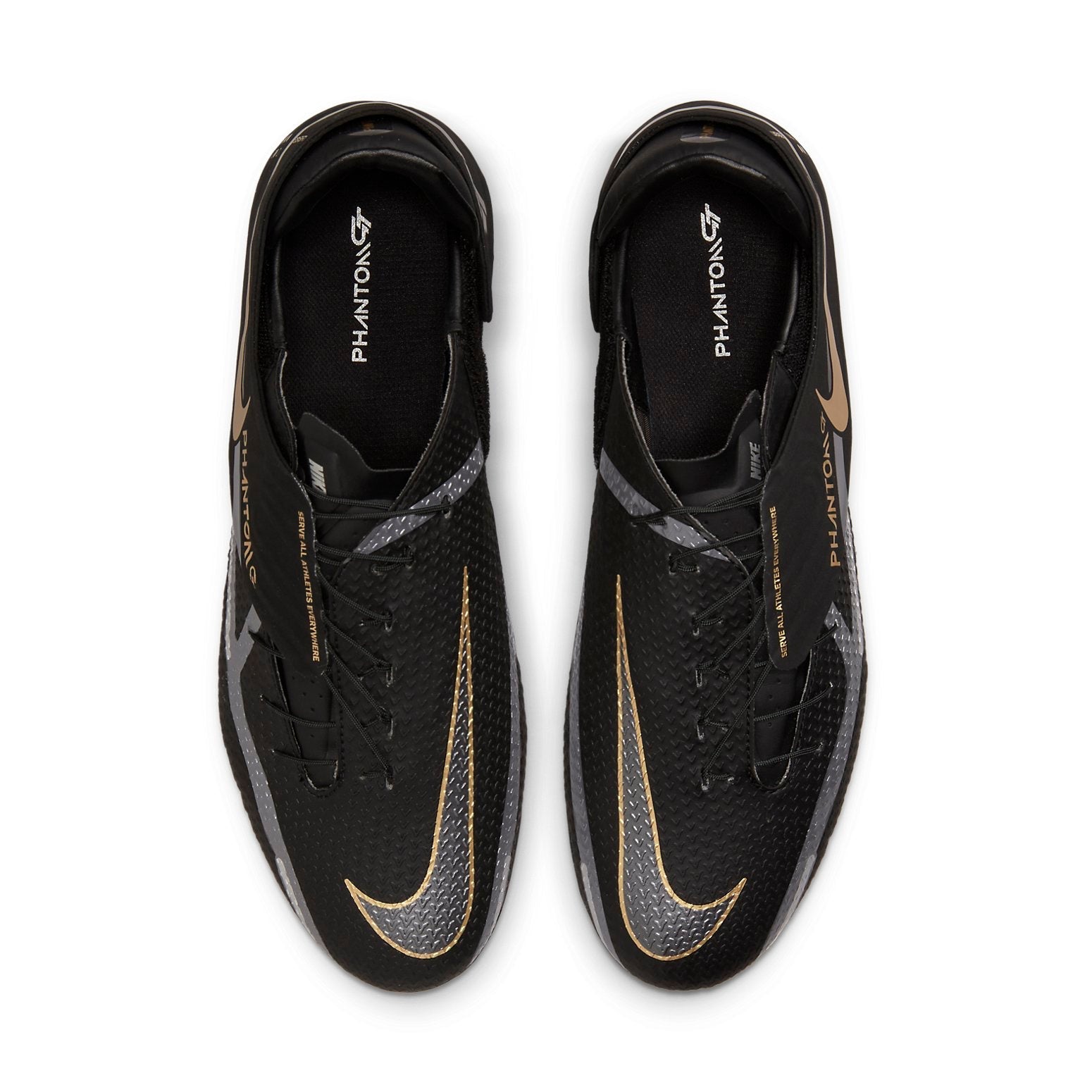 Nike Phantom GT2 Academy FlyEase MG 'Black Metallic Gold' DH9638-007