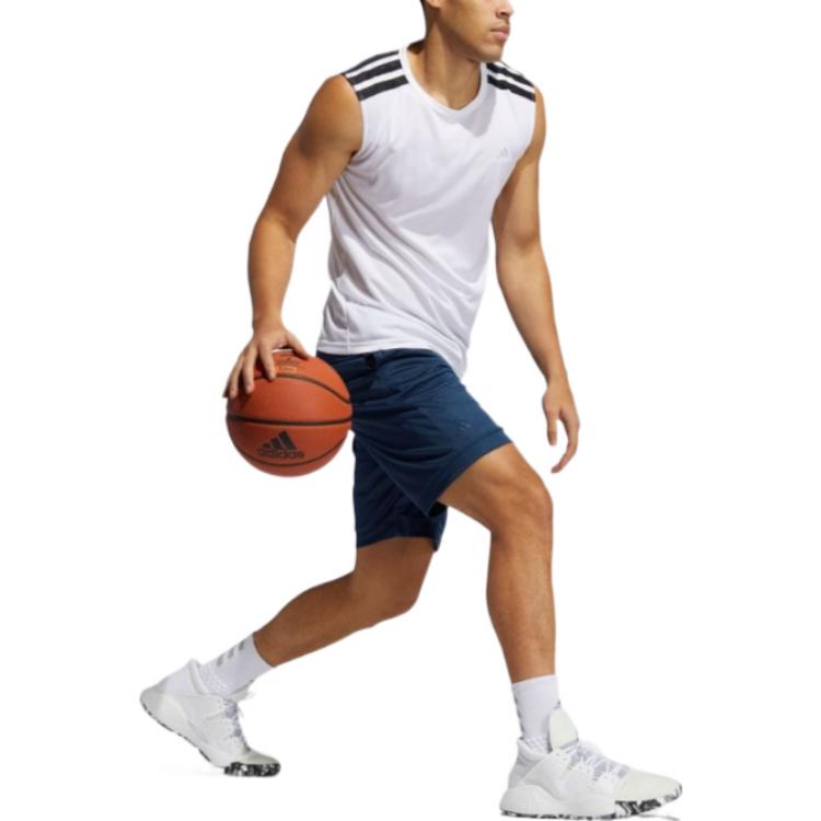adidas Side Logo Basketball Shorts 'Navy' GT3016
