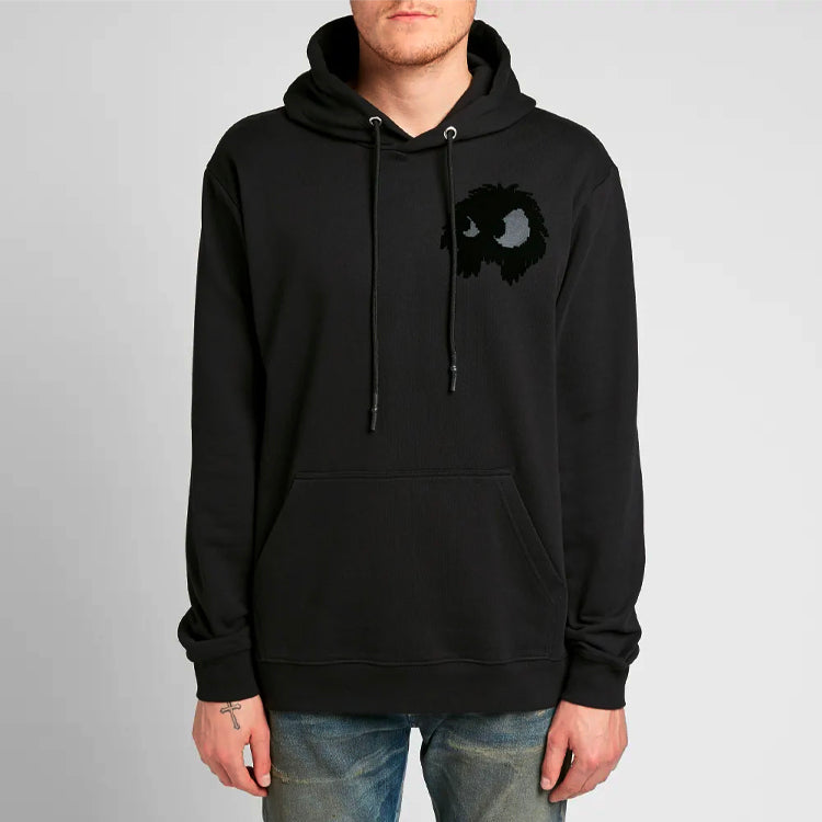 Alexander McQueen Cartoon Pattern Printing Hoodie 'Black' 545412-RNT14-1000