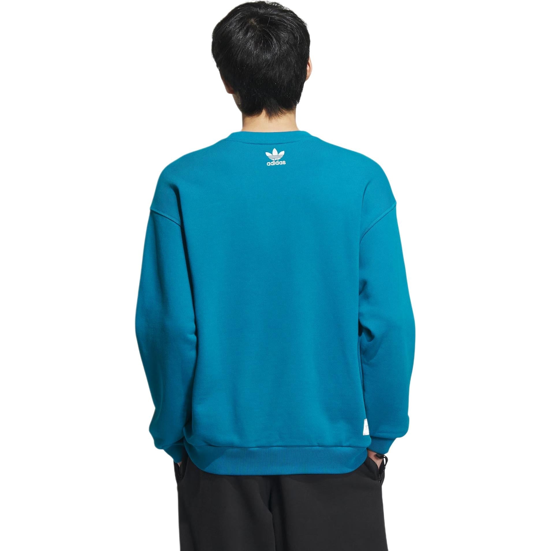 adidas Ft Crew Neck Sweatshirt Asia Sizing 'Blue' IX4237