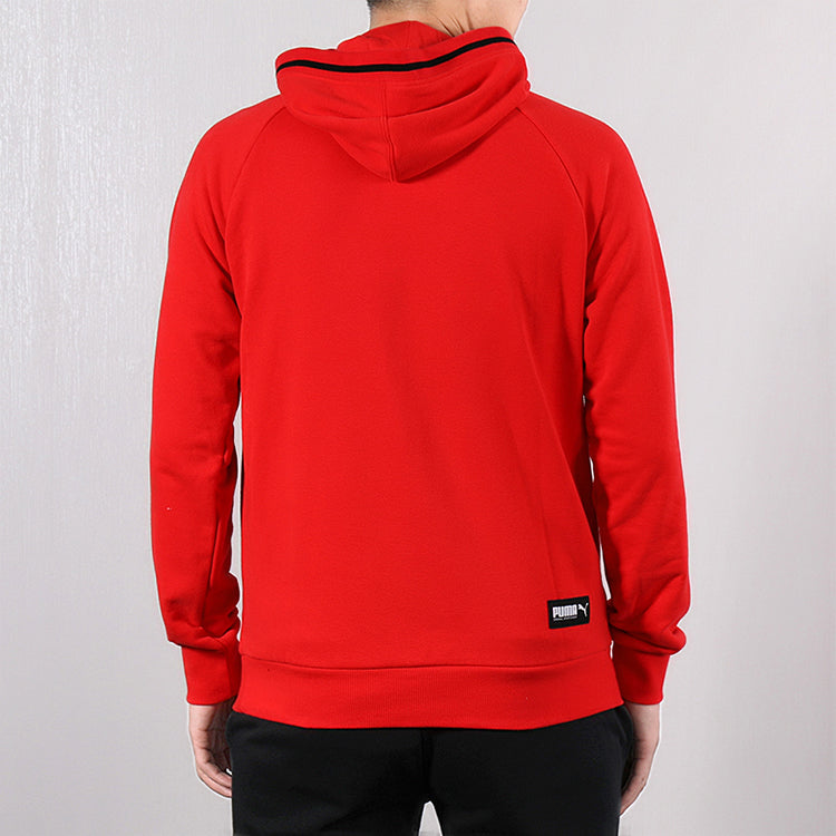 PUMA Athletics Logo Hoodie 'Red' 844128-11