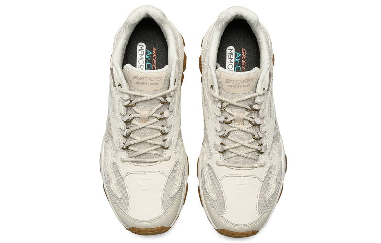 Skechers D Lites Outdoor VNTG Chunky Shoes White 237121-OFWT