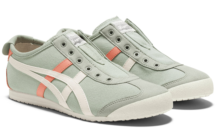 (WMNS) Onitsuka Tiger Mexico 66 Slip-On  'Cream Olive Green' 1182A087-301