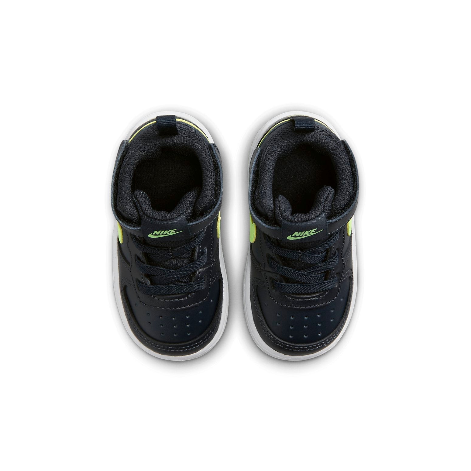 (TD) Nike Court Borough Mid 2 'Dark Obsidian Lime' CD7784-403