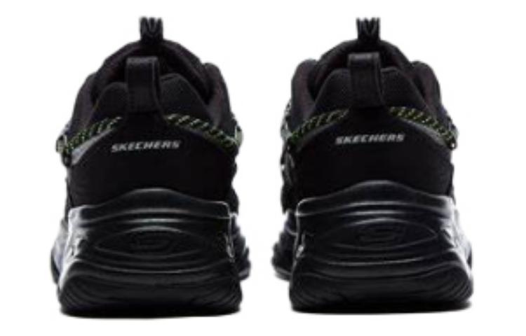 (WMNS) Skechers DLites 4.0 Euphoric Step 'Black Lime' 149560-BMN