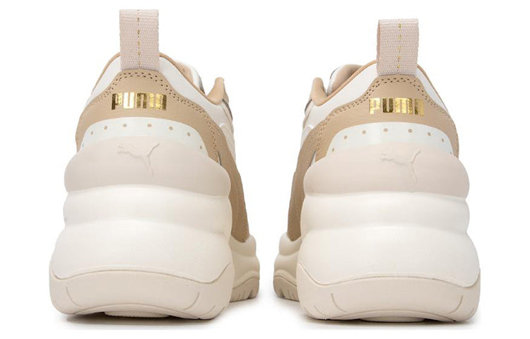(WMNS) PUMA Cilia Wedge 'Warm White Toasted Almond' 393915-04