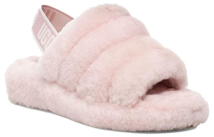 (WMNS) UGG Fluff Yeah Slide Thick Sole Shoe Pink 1095119-SLPN
