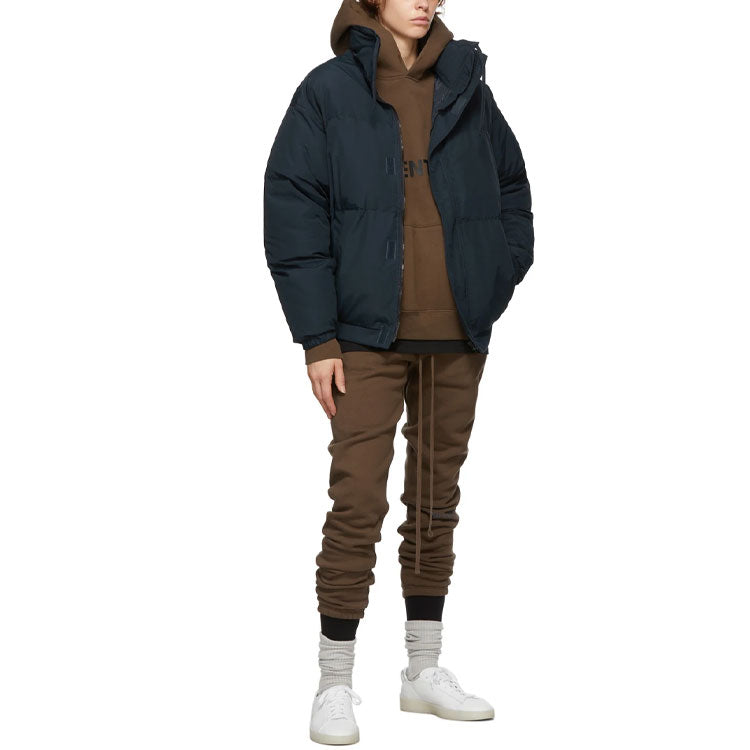 Fear of God Essentials FW20 x SSENSE Puffer Jacket 'Dark Navy' FOG-SS21-368