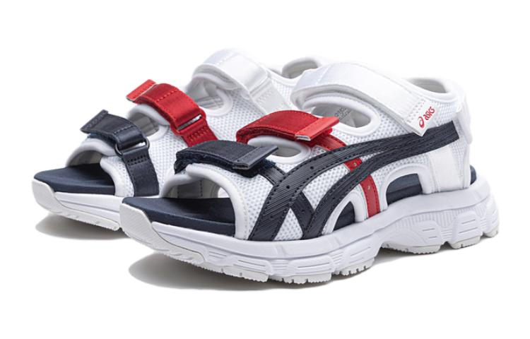 (GS) ASICS KAHANA SD 2 Sport Sandals 'White Black Red' 1204A142-100