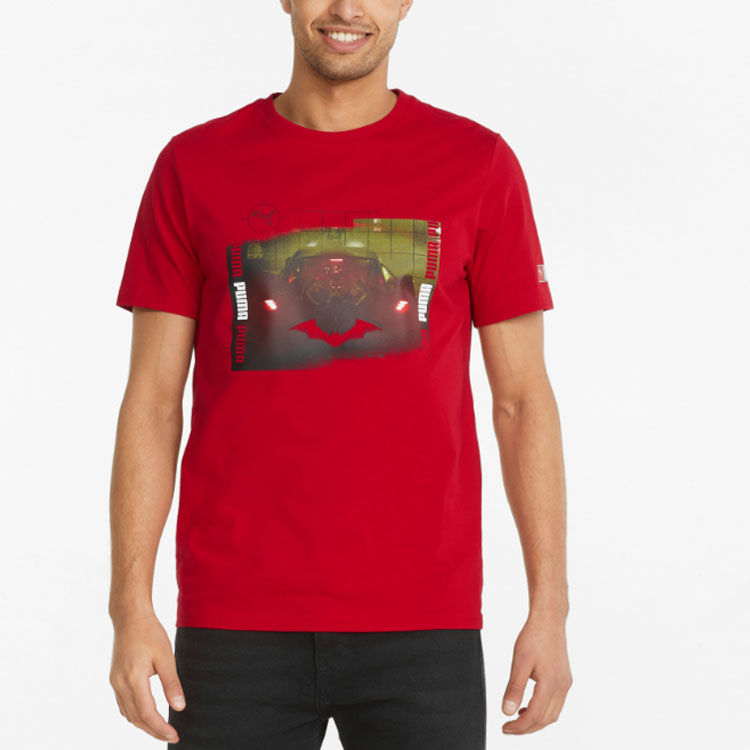 PUMA X Batman Graphic Tee 'Red' 534727-11