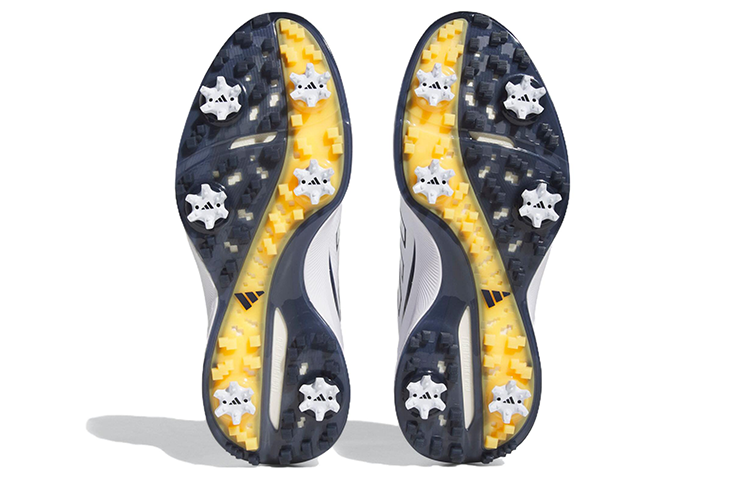 adidas ZG23 Golf Shoes 'White Collegiate Navy Solar Gold' HP2224